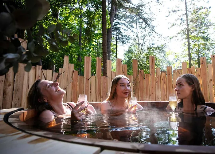 Bain de forêt - Lodges Cosy&Spa