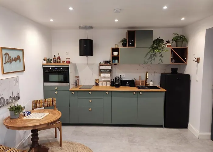 Superbe appartement avec jacuzzi avec jardin privé
