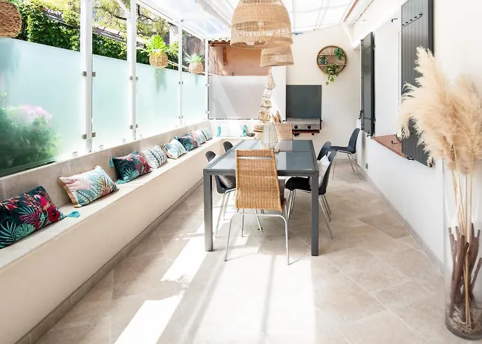 L'Oursinade - Jolie maison avec Jacuzzi et jardin