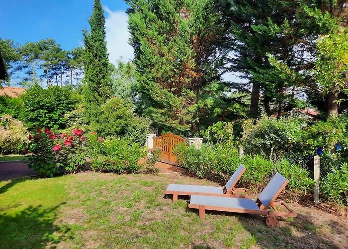 Villa élégante, jardin bucolique, proche golf&plages, 4 étoiles - FR-1-239-698