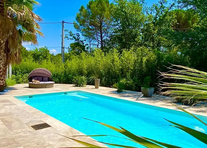 studio indépendant dans villa avec piscine jacuzzi