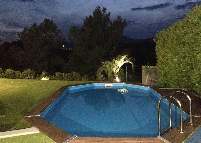 La Gaude, villa 6 personnes-jardin-piscine-vue dégagée au calme