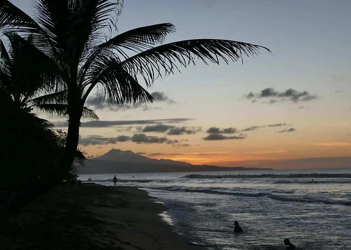 la villa caribéenne de la plage des surfeurs