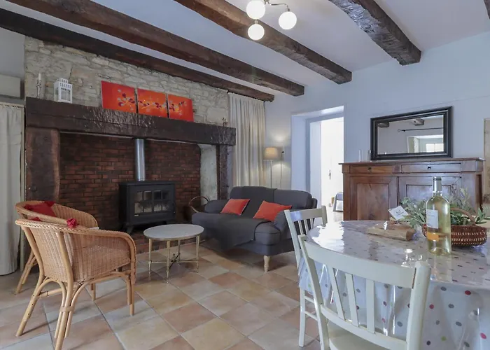 Charmante maison en pierre avec jardin, cheminée et Wifi - FR-1-616-239