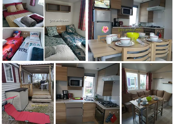 Super Mobile-Home Hibiscus climatisé Top confort Camping Fun 4*