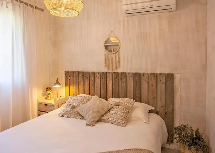 Maisonnette Bambou une chambre avec jardin - 2 à 4 personnes