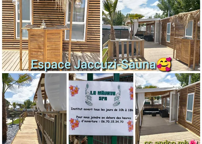 Super Mobile-Home Hibiscus climatisé Top confort Camping Fun 4*