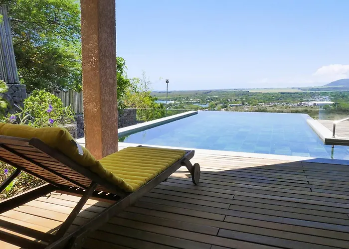 Villa Teranga avec vue panoramique sur la baie de Tamarin