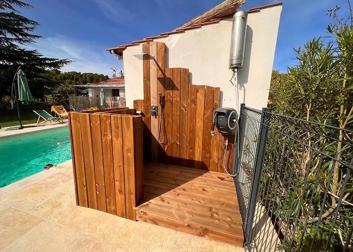 Au calme, gite avec piscine securisee - Luberon