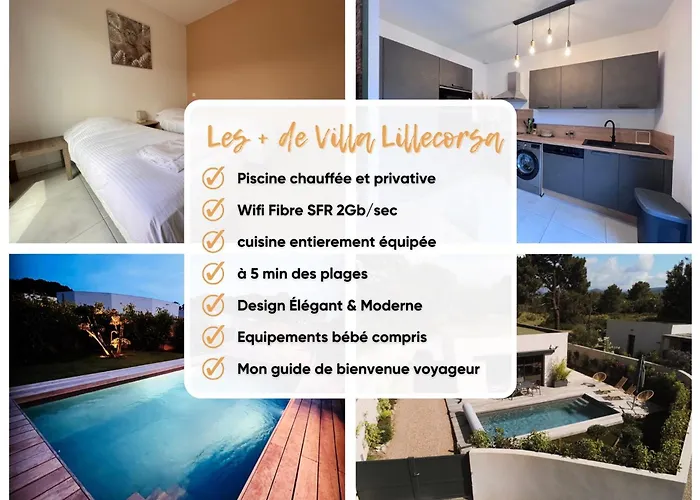 Villa piscine à 1km plage proche porto vecchio