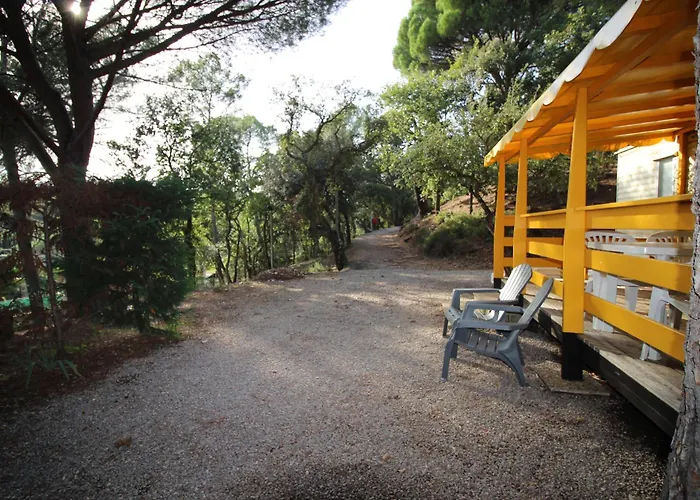 Harbers zonvakanties chalets met airco camping Leï Suves Roquebrune sur Argens