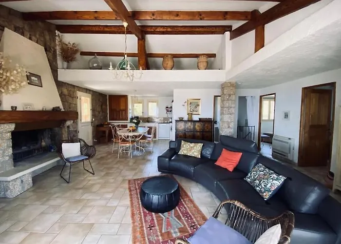 Tizzano, villa vue mer avec piscine
