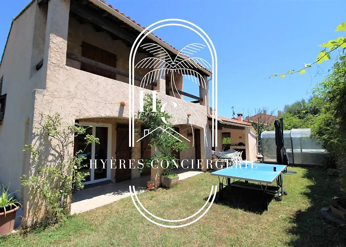 Villa 4 Chambres Jardin Jacuzzi Hyères PK CLIM By HC