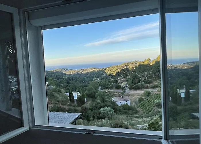 Haut de villa, vue mer panoramique