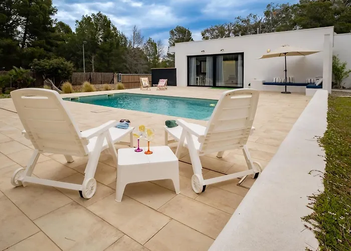 Villa Mediterranean, Piscina Privada, Barbacoa.