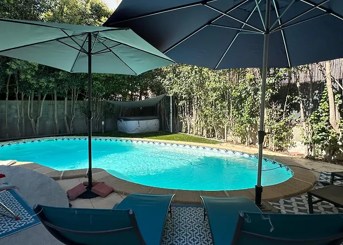 Jolie Villa piscine climatisé 6 pers proche centre-ville Perpignan