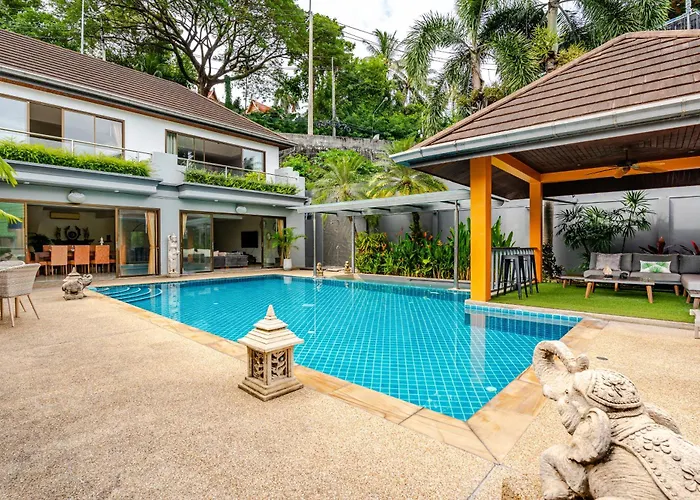 Luxury 4Br Villa With Pool & Ocean Views On Patong