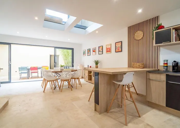 Maison de charme avec Piscine-Clim-Plage à 10min
