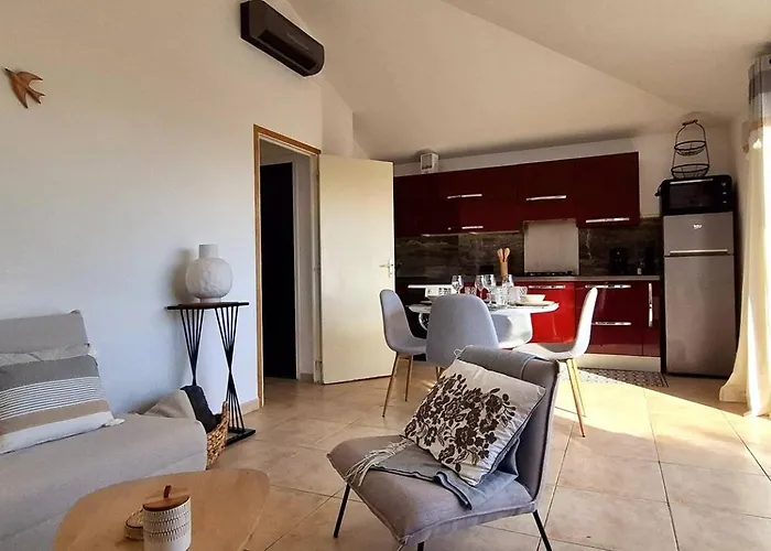 Appartement Ruscana, 4 pers, 90 m plage