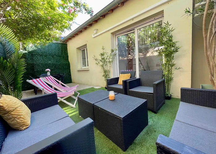BnGo I Maison Terracotta I Jardin, Garage, 3 chambres, 9 personnes