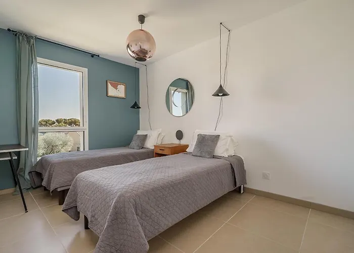 Villa Escale Marine, Vue Mer, 3 chambres - 2 lits double et 2 lits simples