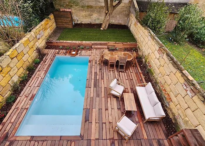 Villa Nomade - Bordeaux center 180m2, 4 rooms, Garden&Pool