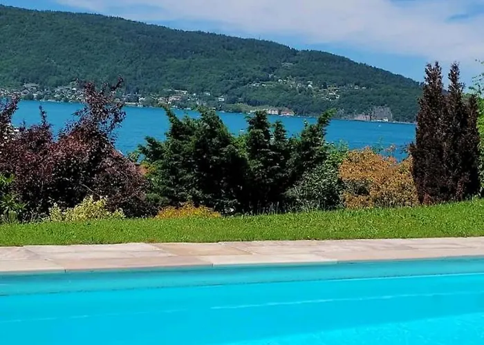 Sunshine Villa In Front Of Annecy Lake