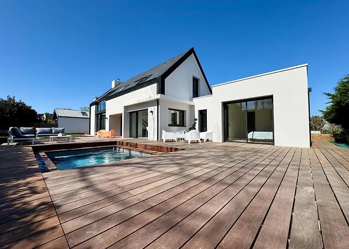 Superbe Villa contemporaine avec piscine, Sainte Marine