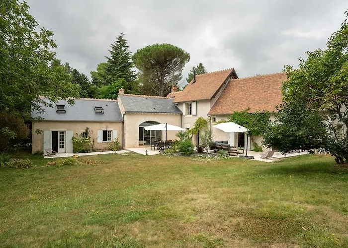 Le Clos Des Moriers 2 Hours From Paris-Piscine-12 Pers