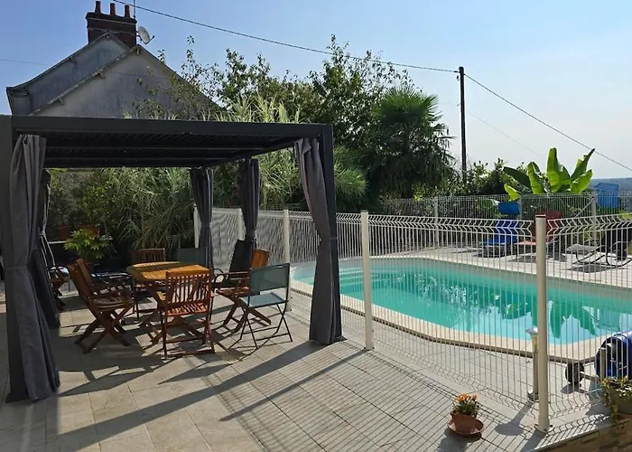 Villa, vue panoramique Loire Blois