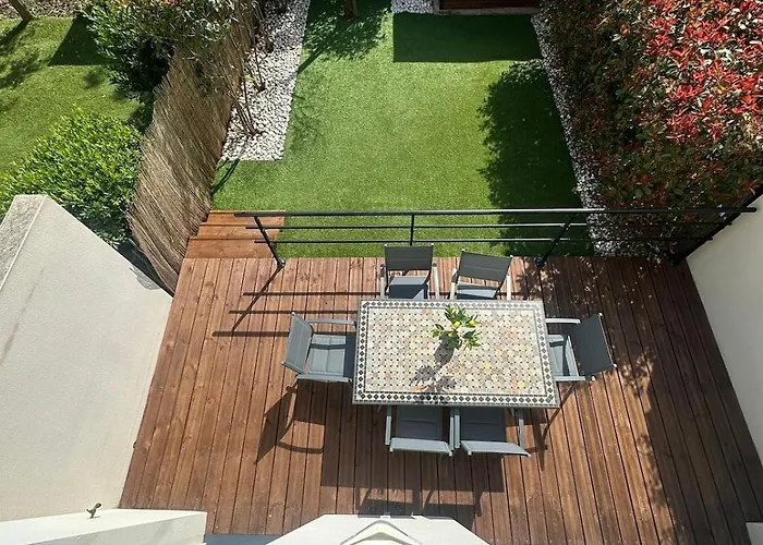Maison indépendante avec jardin dans résidence proche de la plage