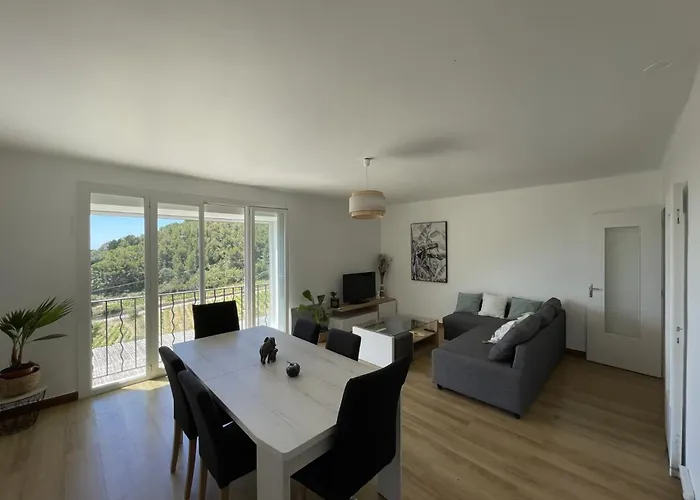 Haut de villa, vue mer panoramique