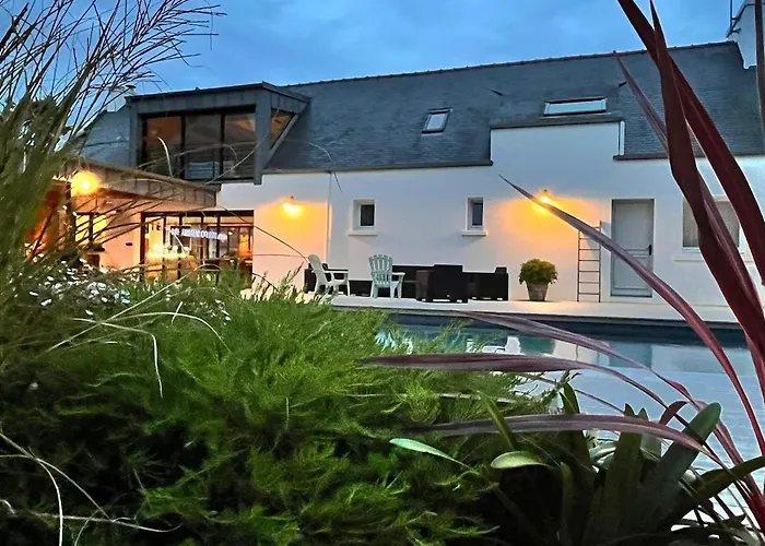 Villa le 25 - Piscine et Sauna au bourg de Carantec