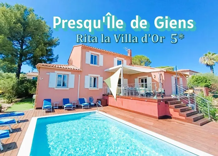 Rita la villa d'or de la presqu'ile de Giens