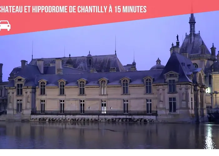 Maison entière climatisée pour 6 personnes avec parking proche Astérix, Roissy CDG, Chantilly, Le Bourget