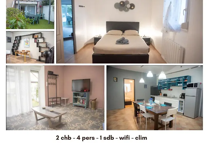 La menuiserie- 2 chb-clim-wifi-parking