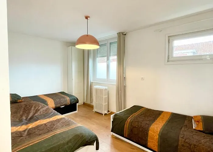 Large 6-Bedroom House, Close To Lille City Center, Chr
