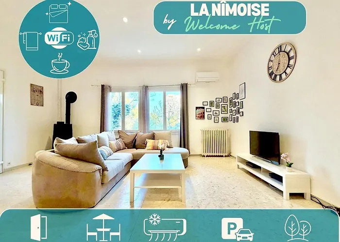 La Nîmoise, Maison familiale avec jardin