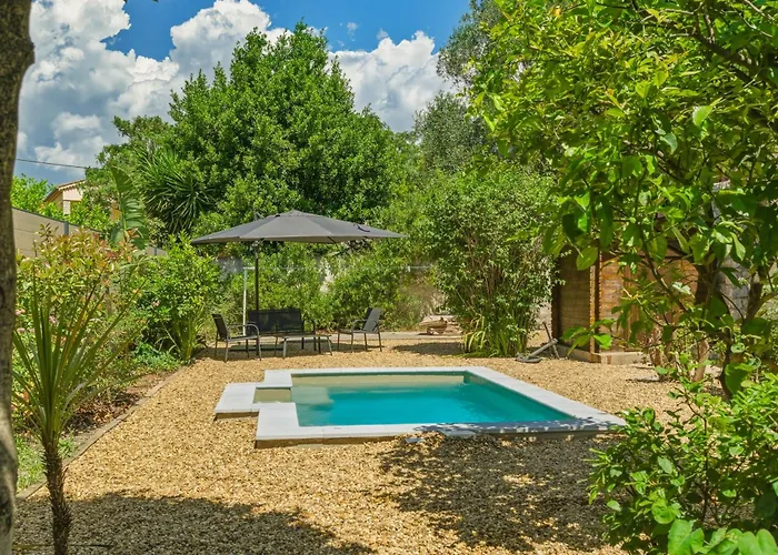 Villa Provence-Spa&Bbq Centre Au Calme- Jardin - Terrasses
