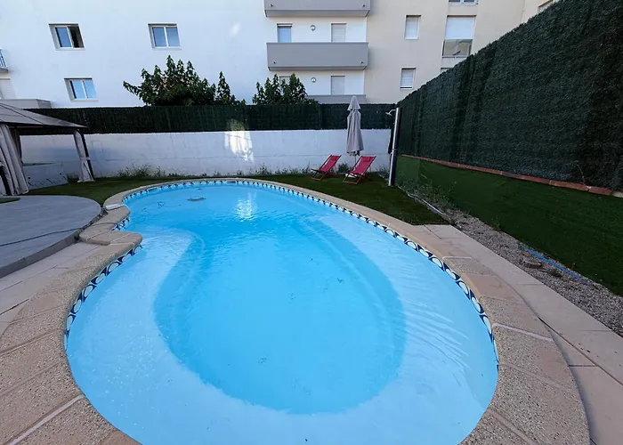 Jolie Villa piscine climatisé 6 pers proche centre-ville Perpignan