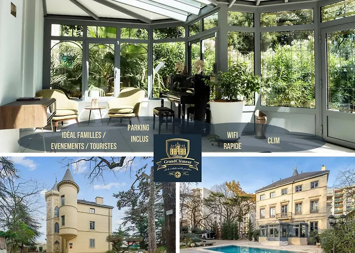 Suites du Château GrandClément - Séjournez dans un château - Piscine, Parc&Parking - Lyon 10 min - Événements sur devis