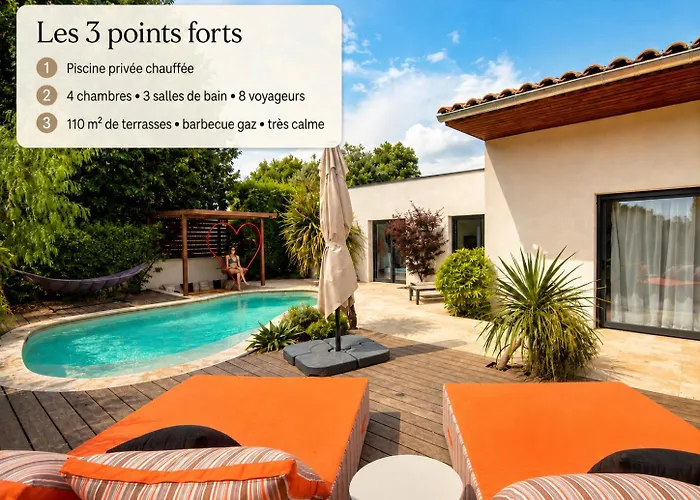 Villas de Provence - Maison avec piscine chauffée Oasis de Satteva