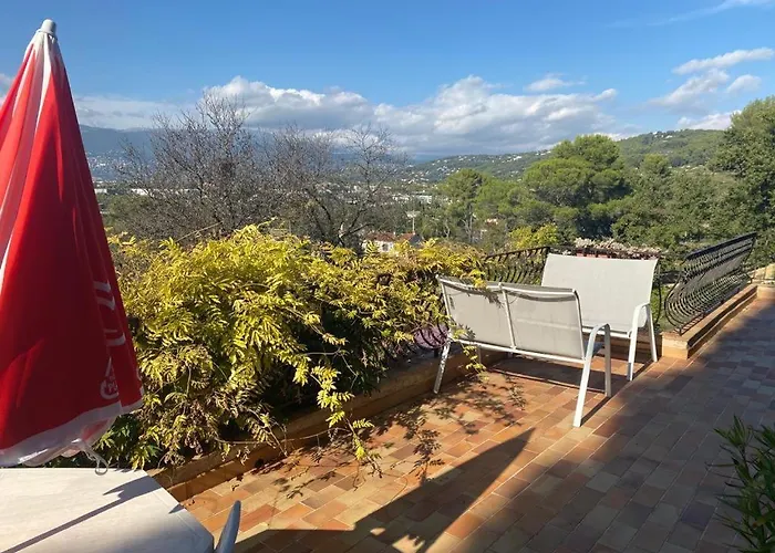 Cannes-Mougins- Quiet House-10 Min To Sea