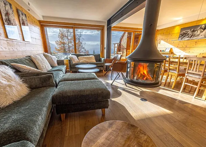 Chalet Deux Tetes - Magnifique chalet équipé pour 14 personnes situé dans le quartier des 2 têtes vue inoubliable proche des pistes MAE-0351